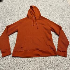 United By Blue Auckland Pullover Hoodie Sz S Orange Recycled Polyester Outdoor